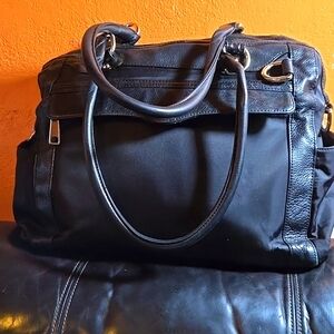 Rebecca Minkoff Knocked Up Black Diaper Bag VGUC